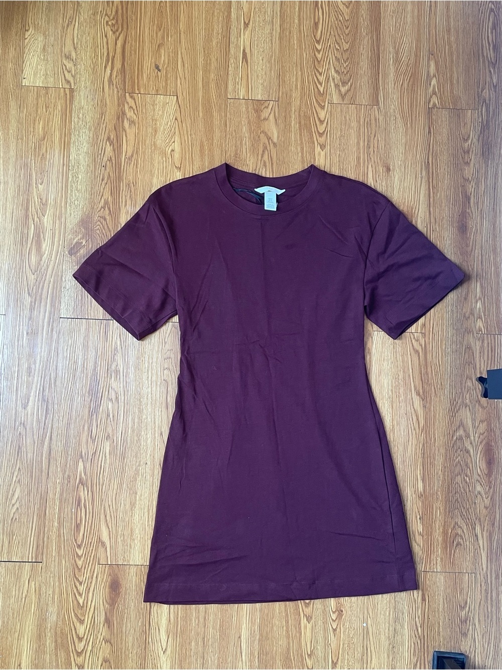 H&m burgundy Tshirt dress
